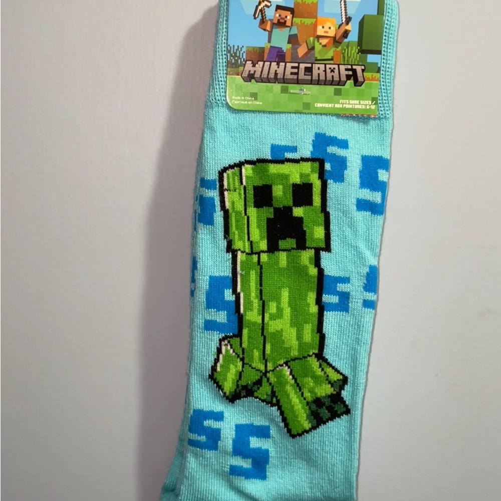 Minecraft Creeper Socks